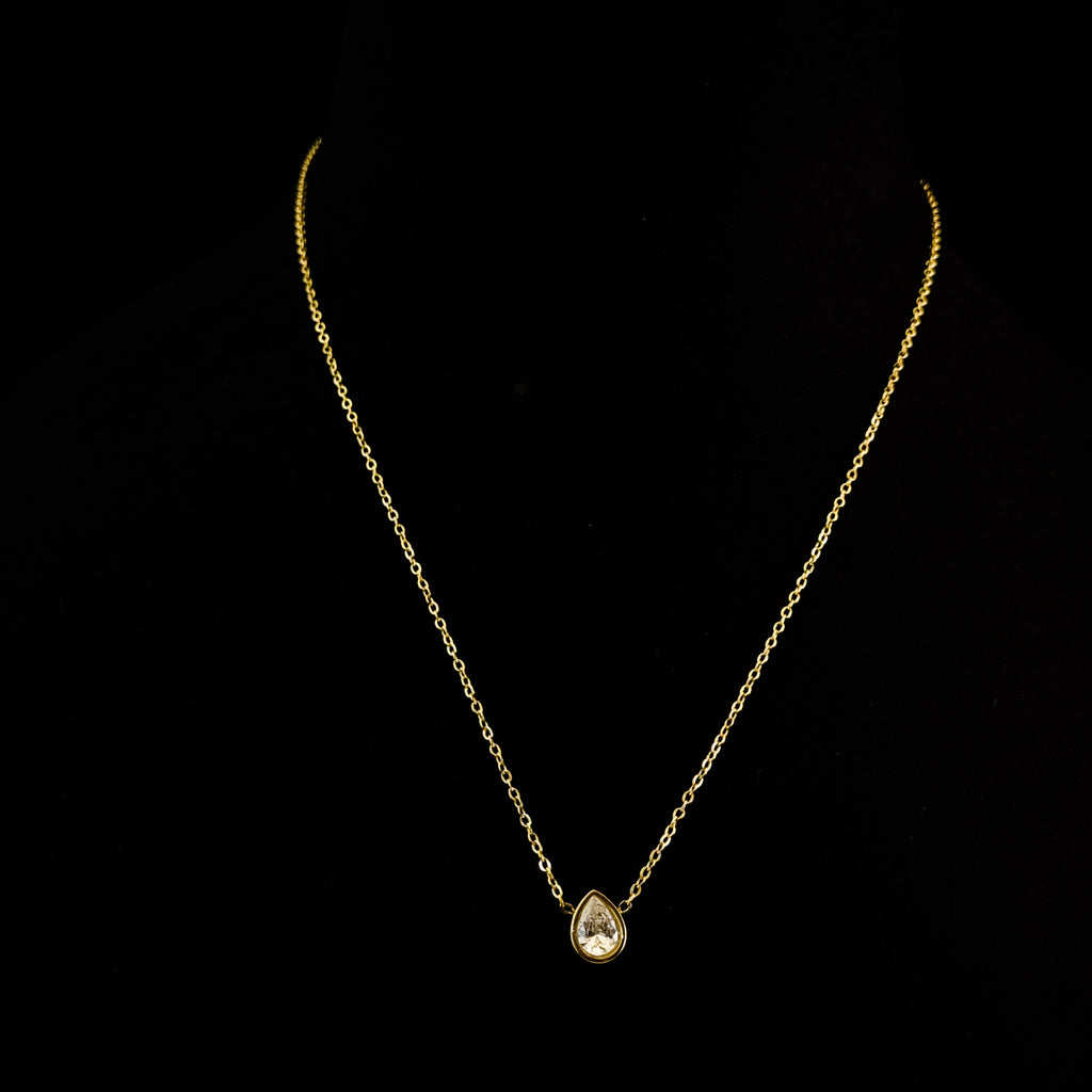 Serene Teardrop Necklace
