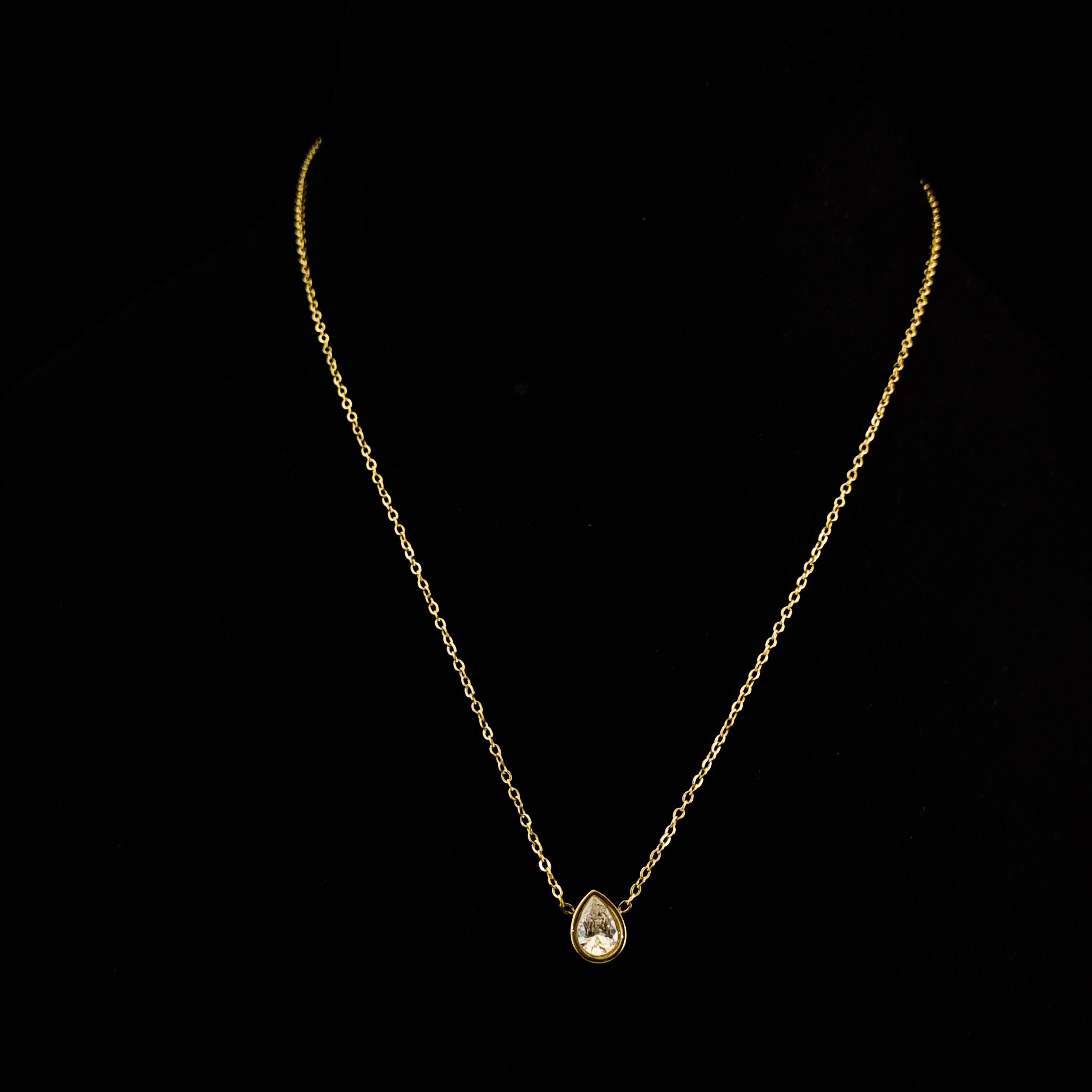 Serene Teardrop Necklace