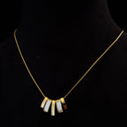 Geometric Bar Statement Necklace