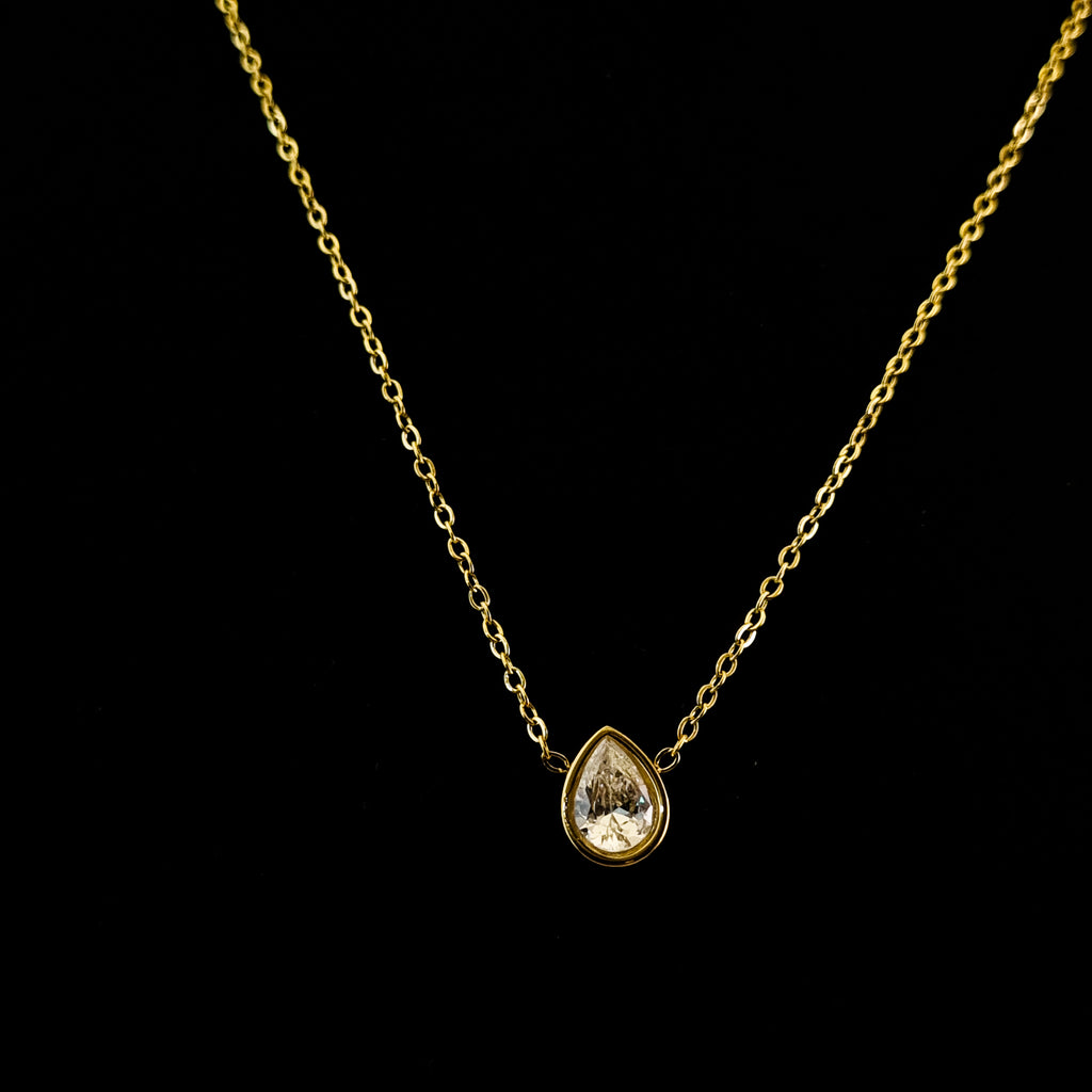 Serene Teardrop Necklace