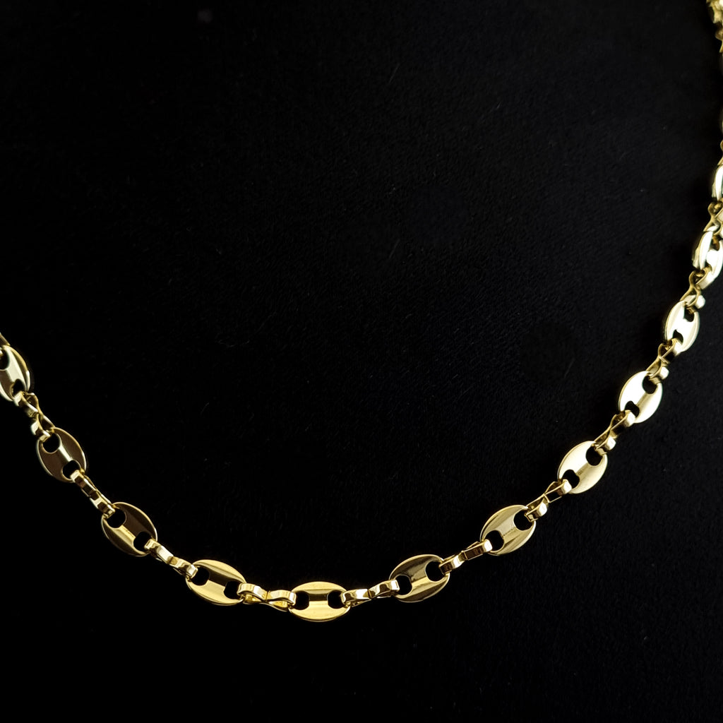 Marina Link Chain Necklace – Anti-Tarnish, 18K Gold Plated & Waterproof
