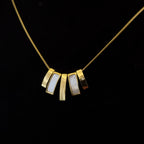 Geometric Bar Statement Necklace