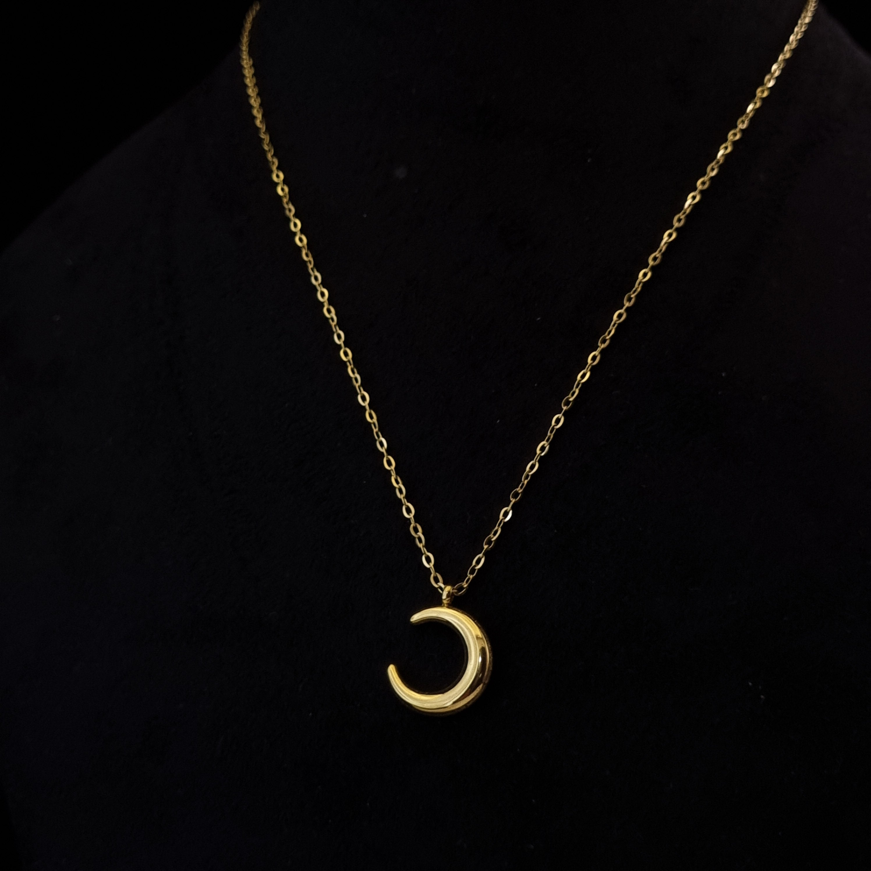 Celestial Crescent Necklace