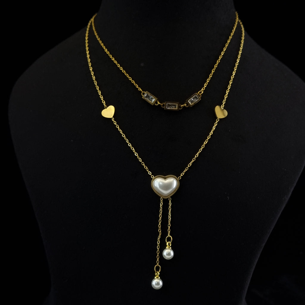 Heartstone Layers Necklace