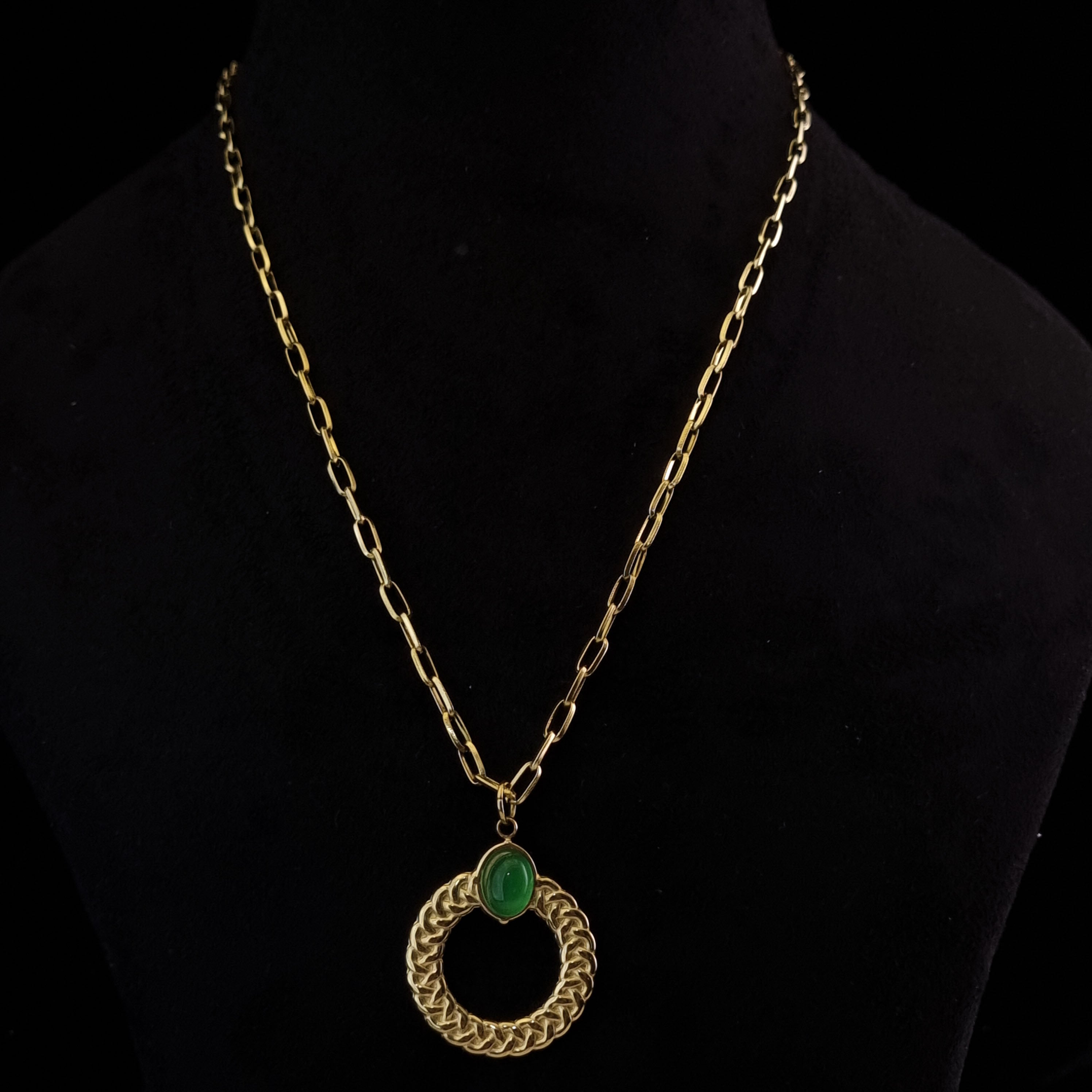 Serpentine Portal Necklace