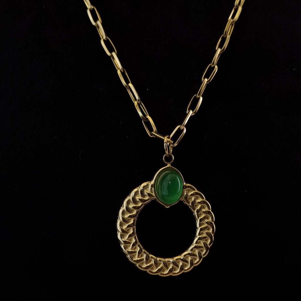 Serpentine Portal Necklace