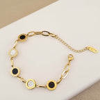 Roma Noir Dualtone Bracelet