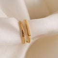 Modern Duet Ring Set