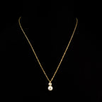 Serene Pearl Drop Necklace