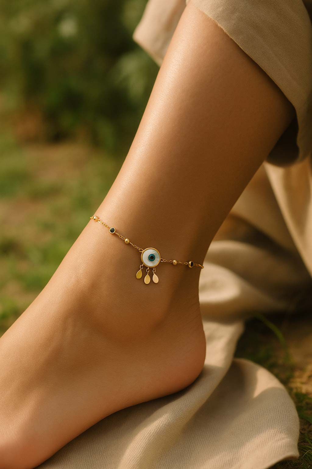 Nazaré Drape Anklet