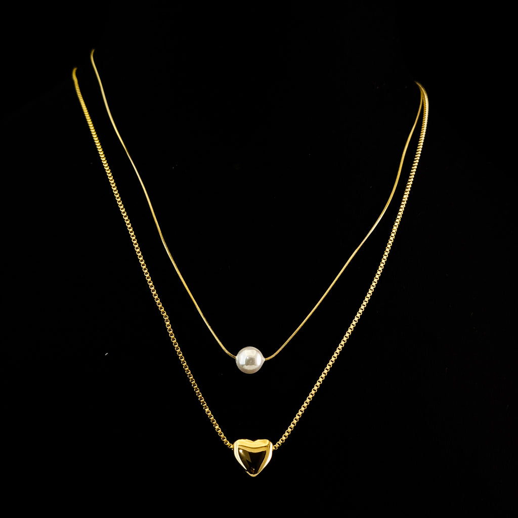 Serene Heart & Pearl Set