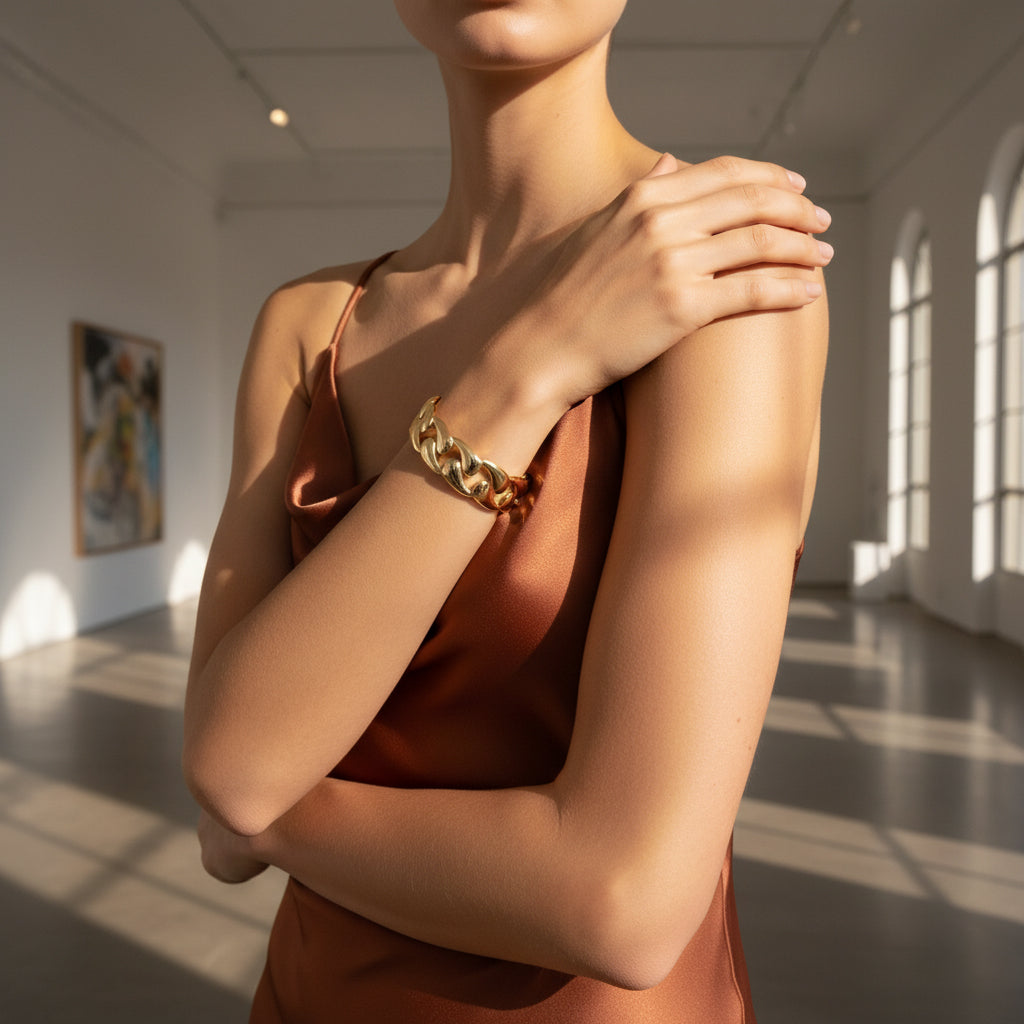 Bold Curb Link Cuff