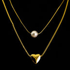 Serene Heart & Pearl Set