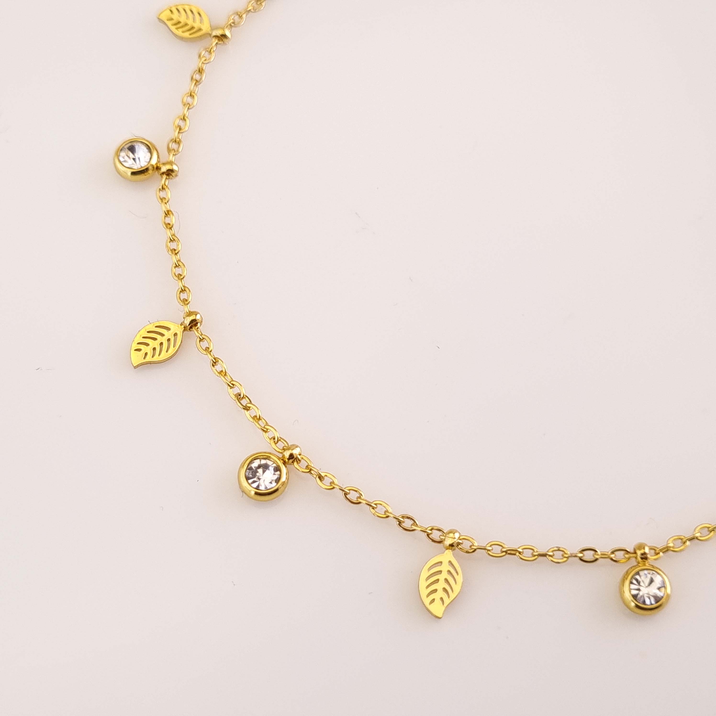 Aira Leaf Anklet