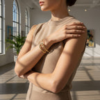 Sculptural Aura Cuff