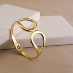 Sculptural Infinity Cuff
