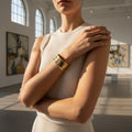 Sculptural Aura Cuff