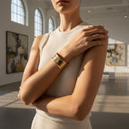 Sculptural Aura Cuff