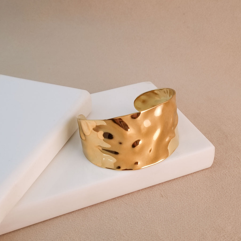 Liquid Gold Cuff Bracelet