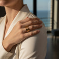Sculptural Contour Ring