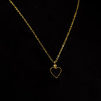 Jour et Nuit Heart Necklace