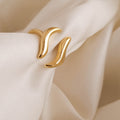 Serene Wave Ring