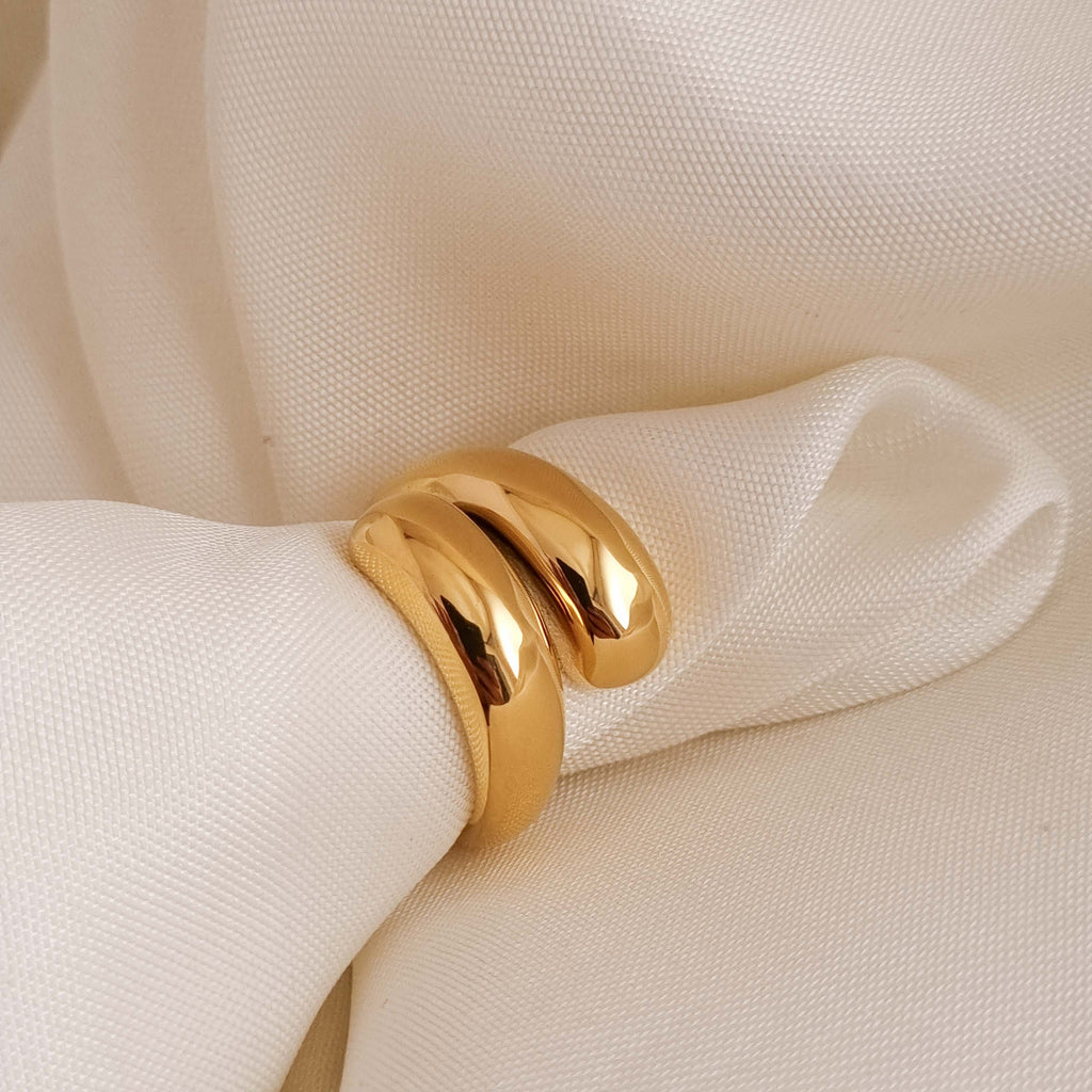 Sculptural Aura Ring