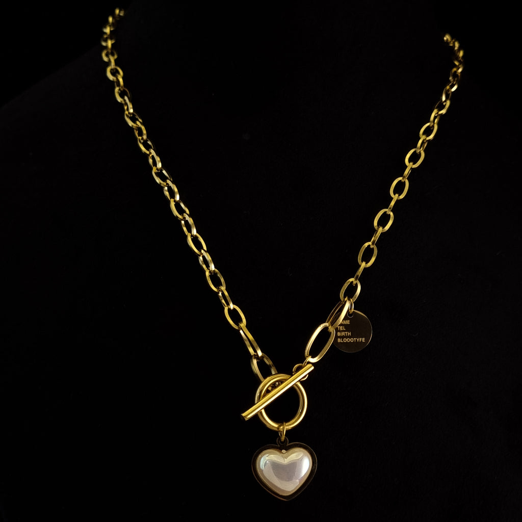 Heart of Pearl Necklace