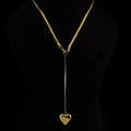 Timeless Love: The Gold Heart Drop Necklace