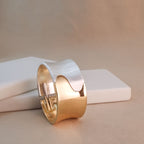 WaveContour Two-Tone Bracelet