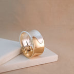 WaveContour Two-Tone Bracelet