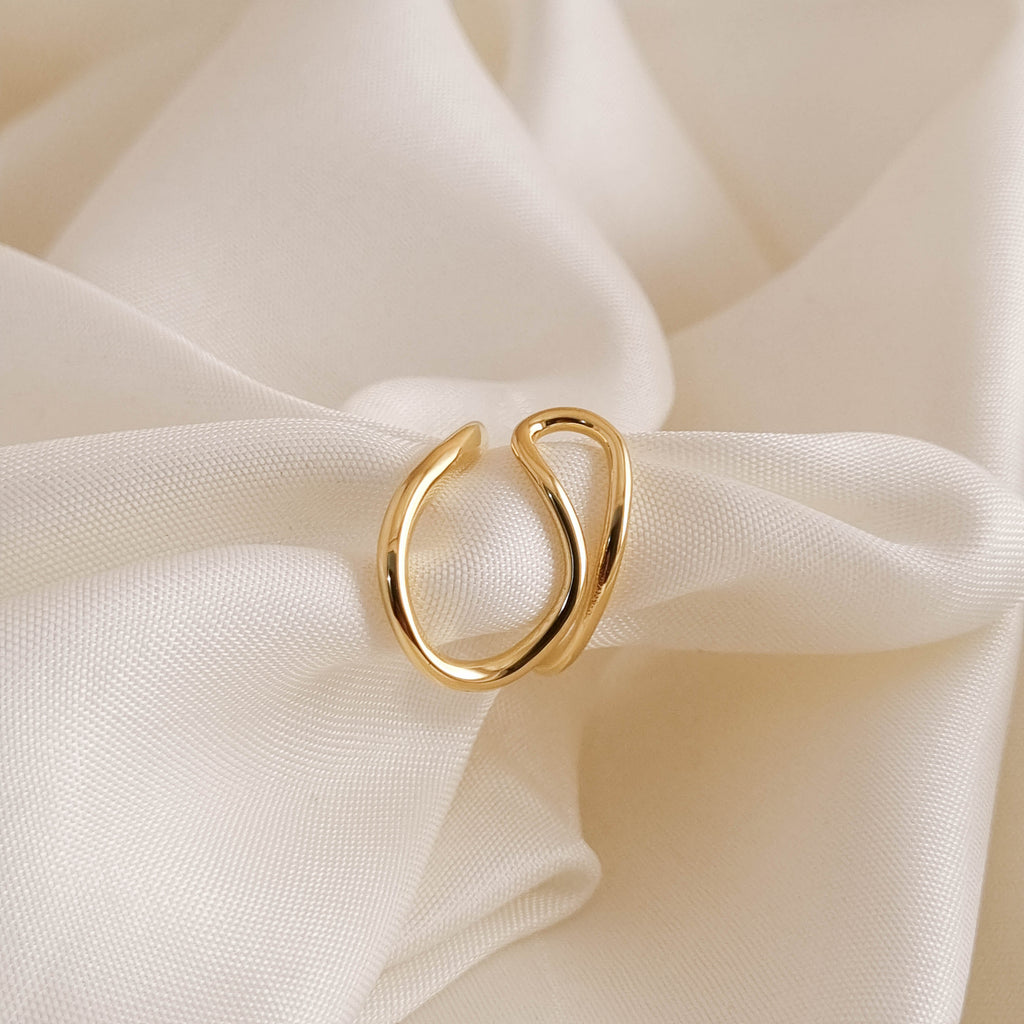 Sculptural Aura Ring