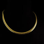 The Gold Herringbone Chain Necklace