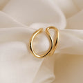 Intertwined Wave Ring