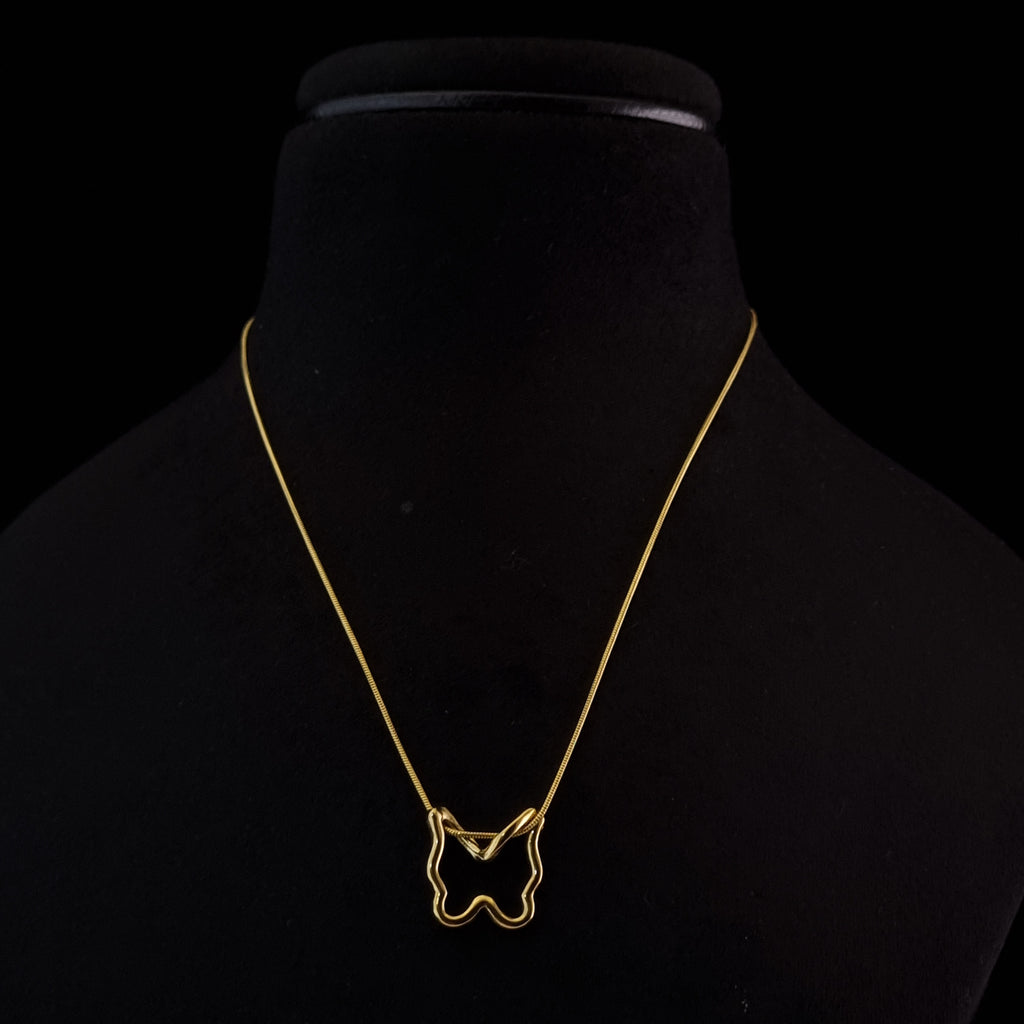 Abstract Flutter Necklace