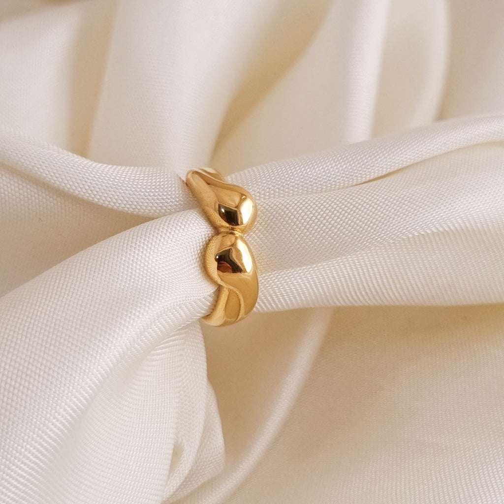 Sculptural Aura Ring