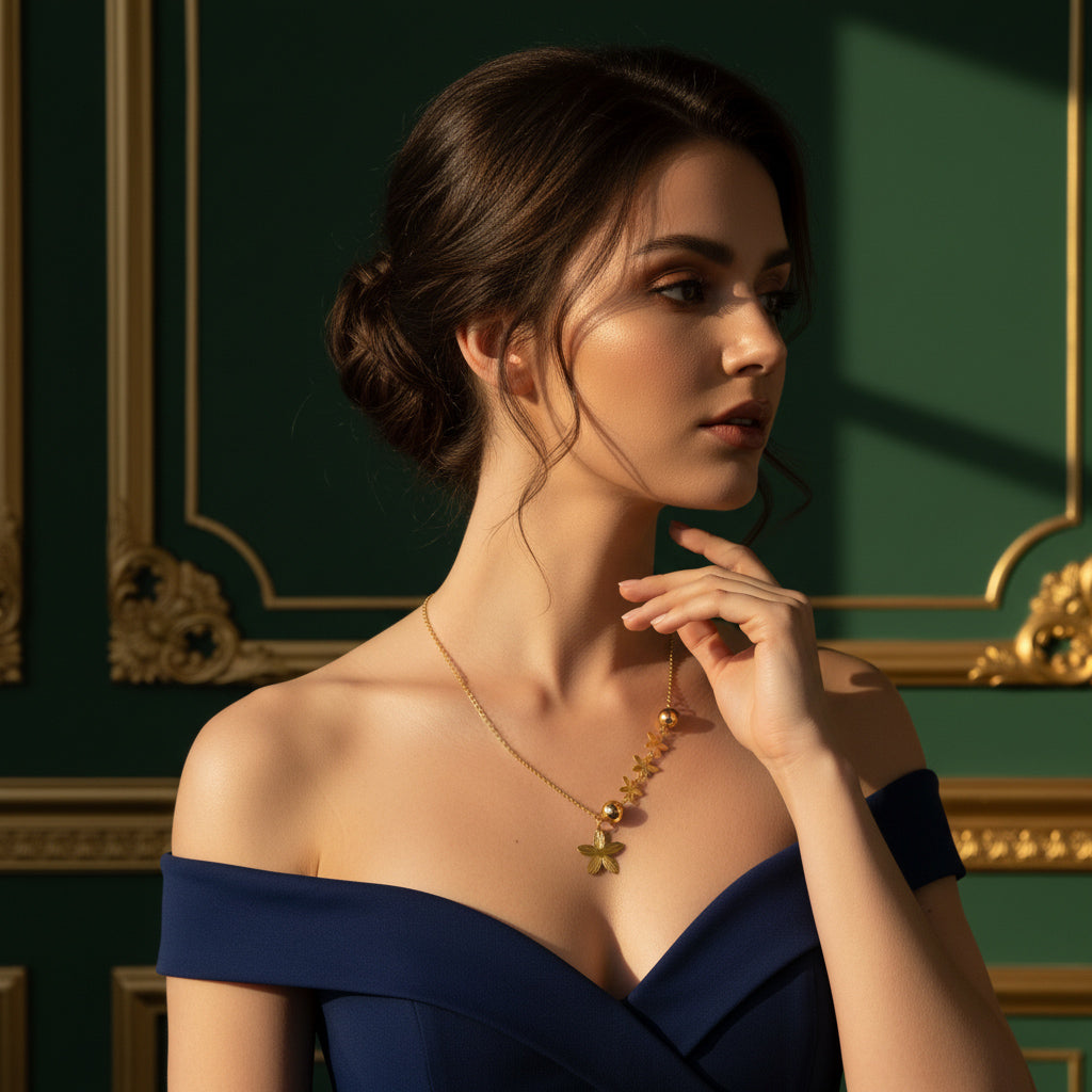 Flora Cascade Necklace