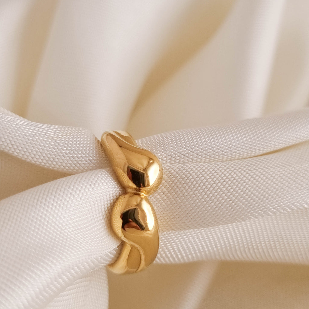 Sculptural Aura Ring