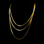 Liquid Gold Triad Necklace