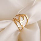 Sculptural Aura Ring