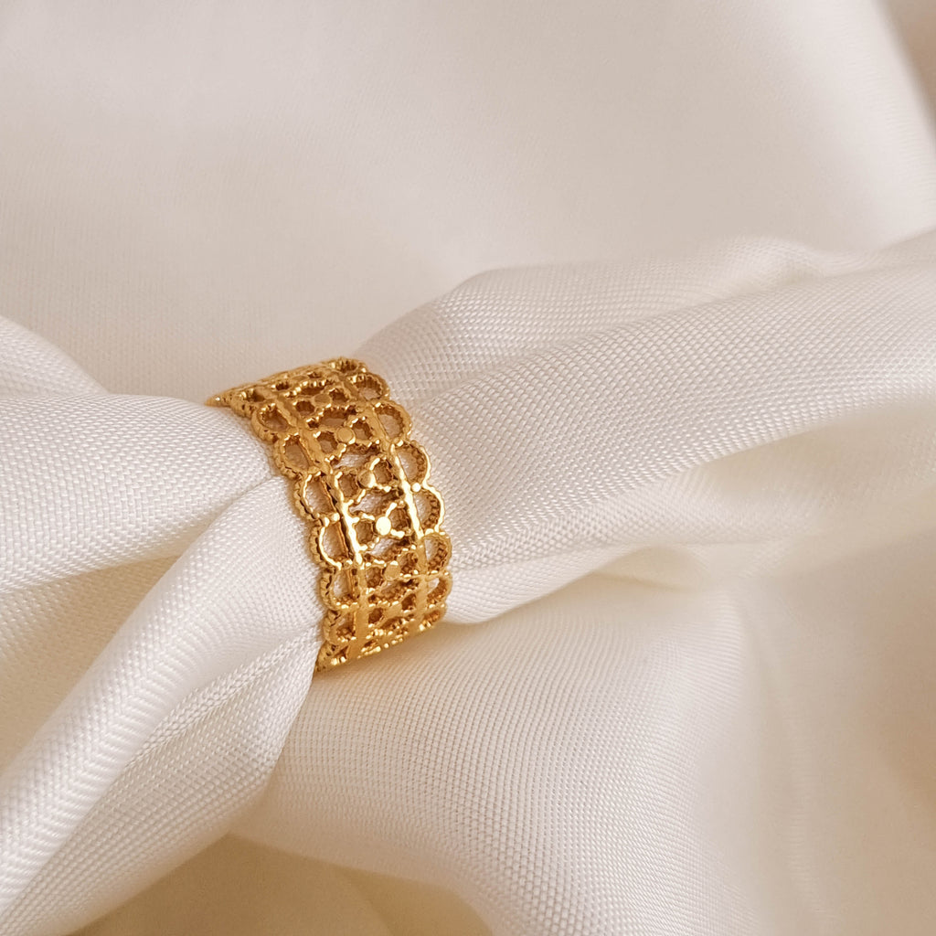 Aurelia Filigree Ring