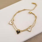 Evelyn Hearts Bracelet