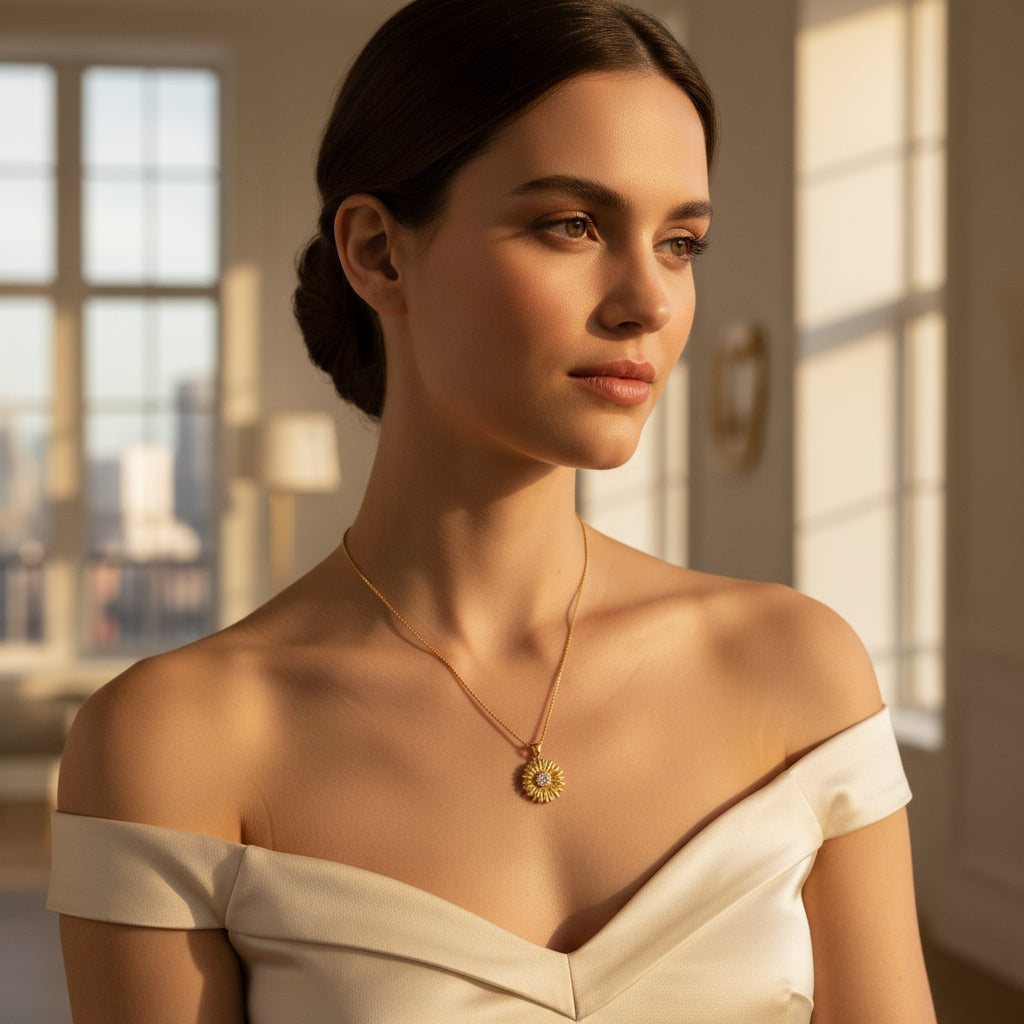 Radiant Sunflower Necklace