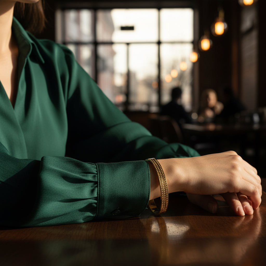 Serene Beaded Bangle