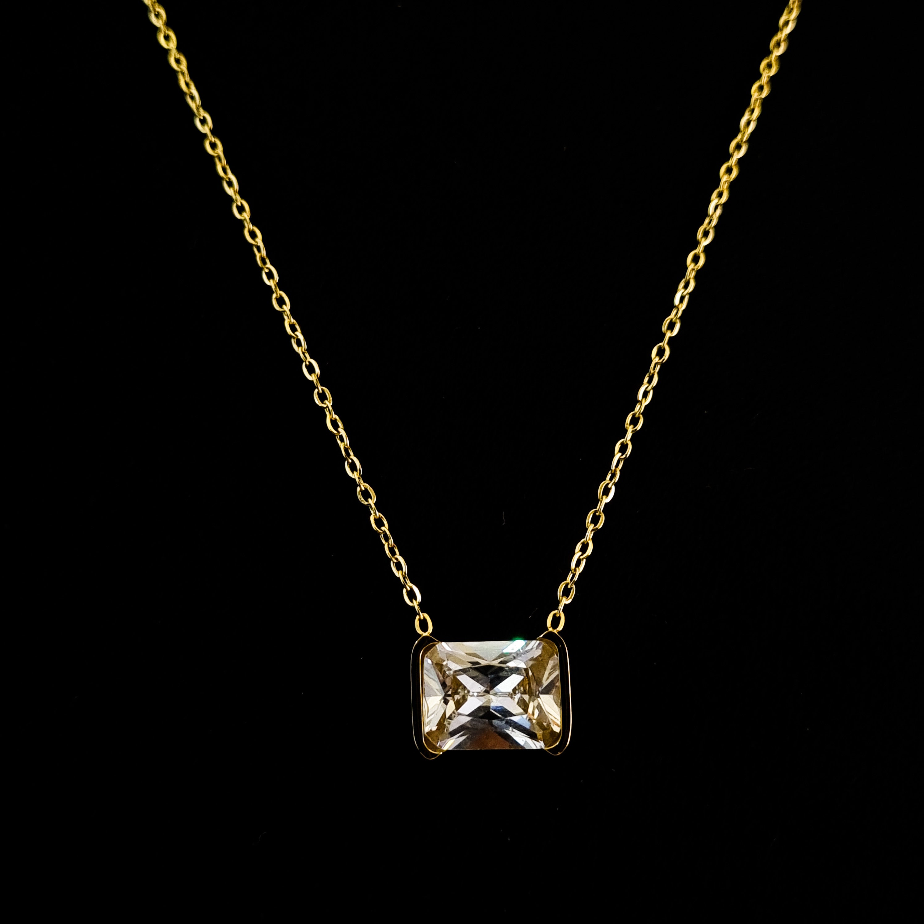 Modern Radiant Necklace