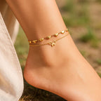 Céleste Heartline Anklet
