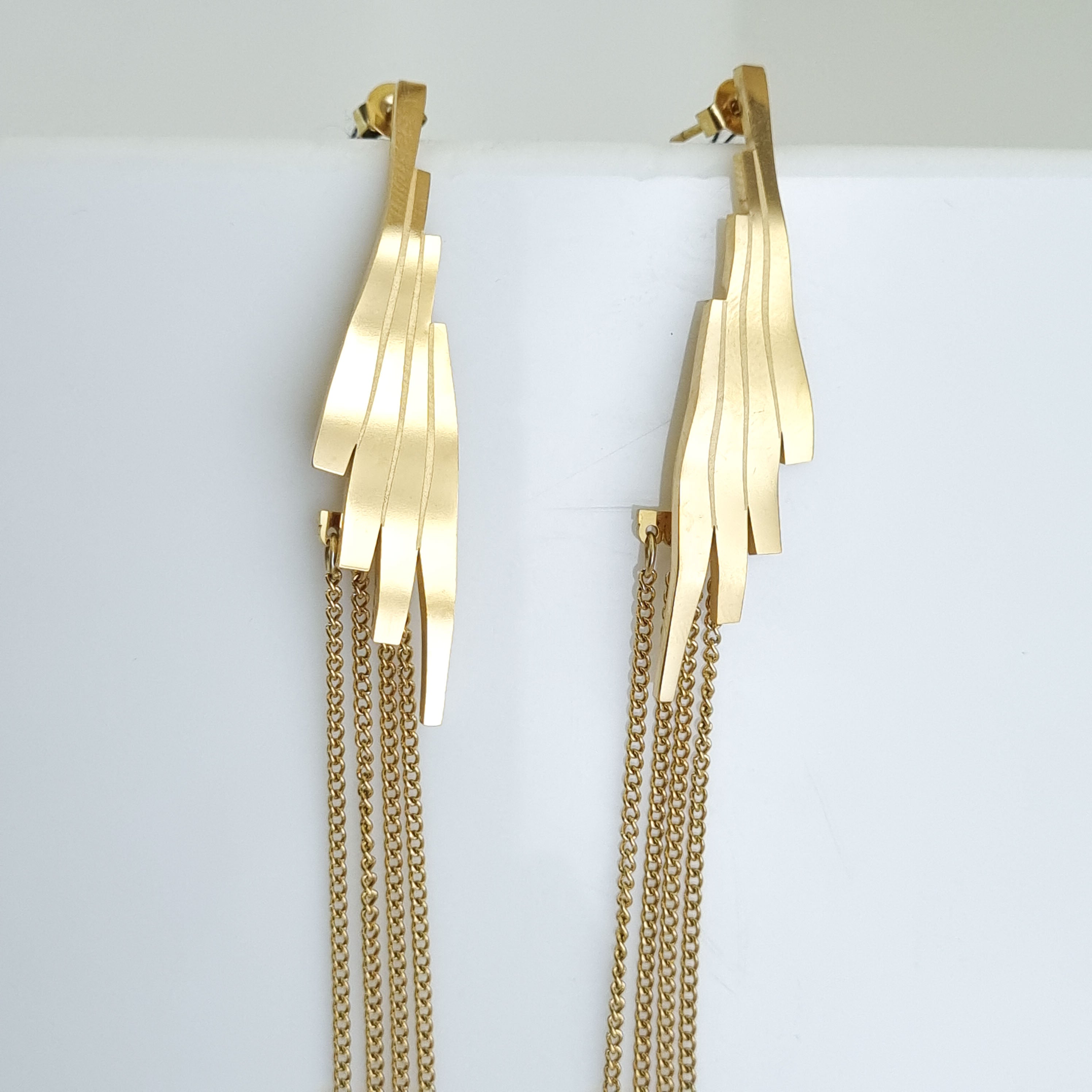 Cascade Fringe Drop Earrings